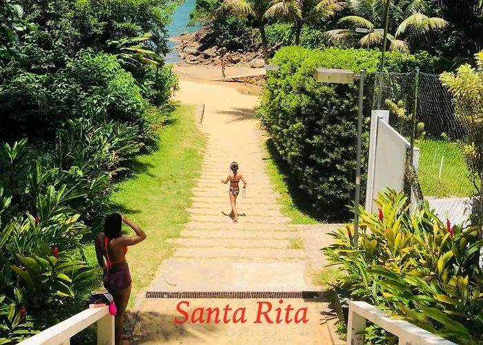 com acesso a pé a Santa Rita - Enseada - Ubatuba